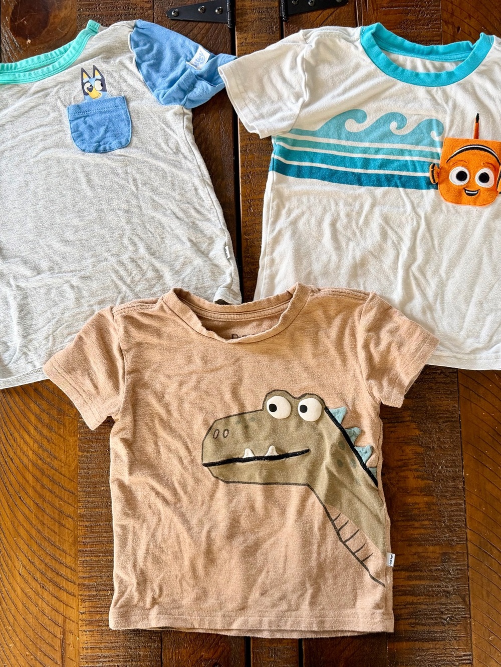 Little Sleepies Bluey, Nemo, Dino Short Sleeve Tee